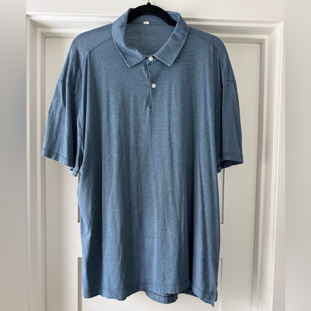 Lululemon Blue Polo Shirt. Size XXL.